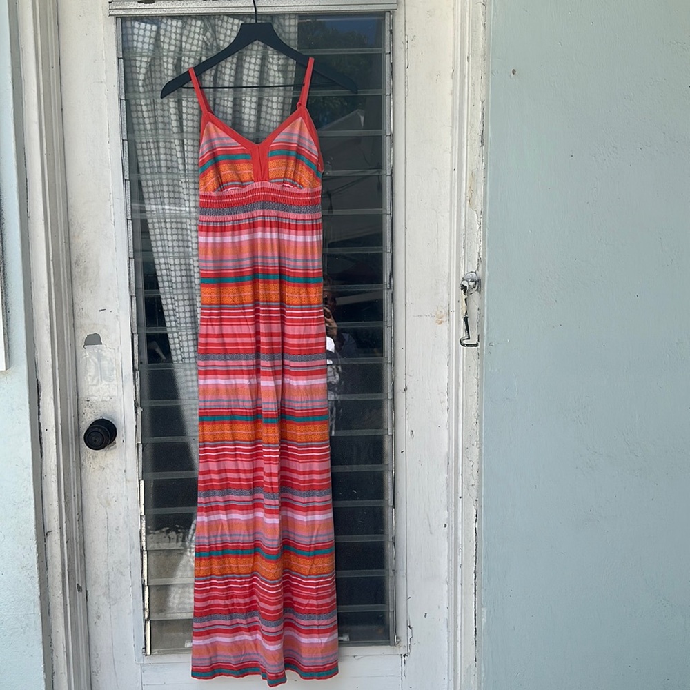 Thin Strap Striped Athleta Dress S
